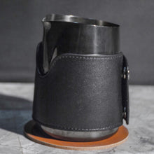 Load image into Gallery viewer, Handle Free Pitcher with Leather Sleeve